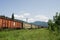 Romanian private railway operator freight train