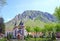 Romanian rural landscape. Rimetea village, Piatra Secuiului Mountain