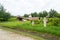 Romanian traditional house buried in the ground