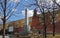 Romanovsky Obelisk in Alexander Garden in Moscow, Russia