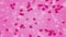 Romantic animation background. Pink backgrounds with flying hearts. Love, Valentines day, wedding.