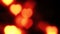 Romantic background blur red orange glowing hearts