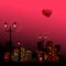 Romantic background for valentine\'s day