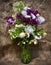 Romantic bouquets of spring flowers