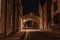 The romantic Bridge of Sighs in Oxford at night - 4