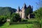 Romantic Buerresheim Castle, Eifel Mountains near Mayen, Rhineland-Palatinate, Germany