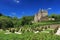 Romantic Buerresheim Castle near Mayen with Baroque Gardens, Eifel Mountains, Rhineland-Palatinate, Germany