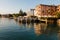 Romantic Cafe on the Garda Lake Shore