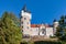 Romantic castle Zleby near Caslav national cultural landmark,