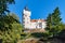 Romantic castle Zleby near Caslav national cultural landmark,