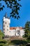 Romantic castle Zleby near Caslav national cultural landmark,