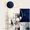 Romantic Collage With Circular Object And Geometric Shapes