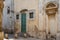 Romantic corner in the historic part of Syracuse, Sicily island