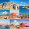 Romantic Cyprus destinations, set of pictures