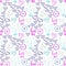 Romantic Doodle Pattern with Hearts-02