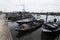 Romantic fishing boats in the fishing port of Porto di Gorino