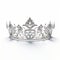 Romantic Floral Crystal Tiara - Elegant Viscount Inspired Crown