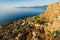 Romantic fortified greek village on rock island Monemvasia, Peloponnese