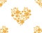 Romantic gold rose bouquet design pattern invitation template.