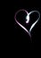 Romantic Heart Symbol In Lights