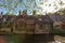 Romantic houses by the riwer  canal in Brugge, Belgium