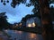 Romantic image of the river in Beddgelert, Wales