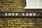 Romantic lane of love