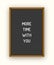 Romantic letterboard quote