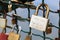 Romantic lovelocks in ZÃ¼rich, Switzerland