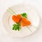 Romantic Low Calorie Dinner, Carrot Hearts