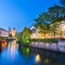 Romantic medieval Ljubljana, Slovenia.