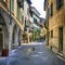 Romantic medieval towns of Italy, Old charming streets of Asolo town. Veneto