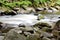 The romantic mountain stream Bode