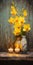 Romantic Nostalgia: Yellow Orchid Flowers With Candles - Martin Rak Inspired Decor