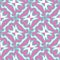 Romantic pink symmetrical pattern