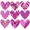 Romantic Pink Valentine Heart Collection