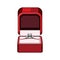 romantic proposal ring box cartoon vector illustration