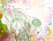 Romantic retro floral background. Vector, EPS 10