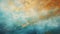 Romantic Riverscapes: Abstract Ocean Painting With Blue And Orange Waves