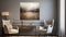 Romantic Riverscapes: Abstract Painting In Light Bronze And Dark Beige