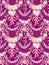 Romantic Roses Garland Multicolor Vector Seamless Pattern