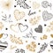 Romantic seamless pattern