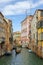 Romantic urban landscape of old Venice