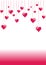 Romantic valentine pink background