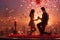 Romantic Valentines Day Proposal graphics