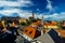 Romantic View of Castle and Roofs of Cesky Krumlov