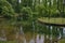 Romantic view of Fonti del Clitunno in the green Umbria region