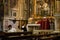 Rome - 7 September 2017 - celebration of the Holy Mass vetus ordo, Mass in Latin, in the days of the pilgrimage