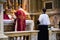 Rome - 7 September 2017 - celebration of the Holy Mass vetus ordo, Mass in Latin, in the days of the pilgrimage