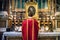 Rome - 7 September 2017 - celebration of the Holy Mass vetus ordo, Mass in Latin, in the days of the pilgrimage